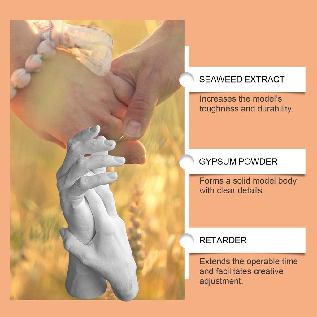 3D Hand Model Powder Clone Powder Hand Model Three-dimensional Hand Model Making Model Powder Plaster Hand Model