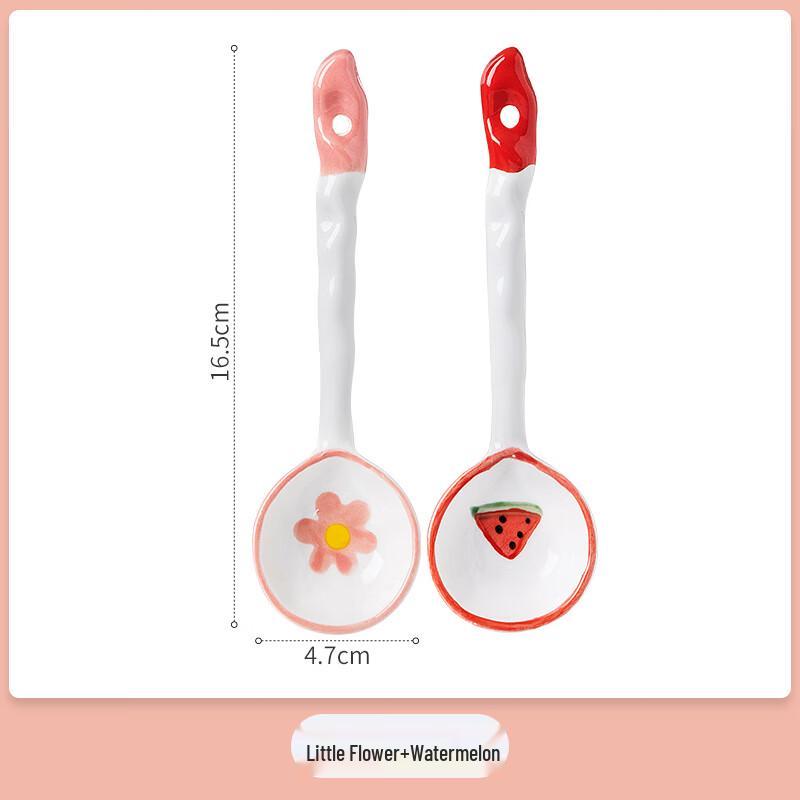 Zhaoran Japanese Style Ceramic Soup Spoon