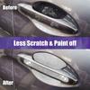 Frienda 10 Pieces Bling Car Accessories For Women Bling Car Door Handle Protector Door Handle Covers For Car Rhinestone Car Bowl Protector