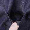 Used AUTHENTIC HERMES Indigo denim shirt size 37 Long sleeve Navy cotton