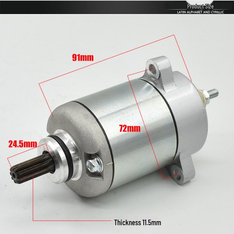 Knight WH125-12A Starter Motor for Ruibiao Fenglang KYY Motorcycle