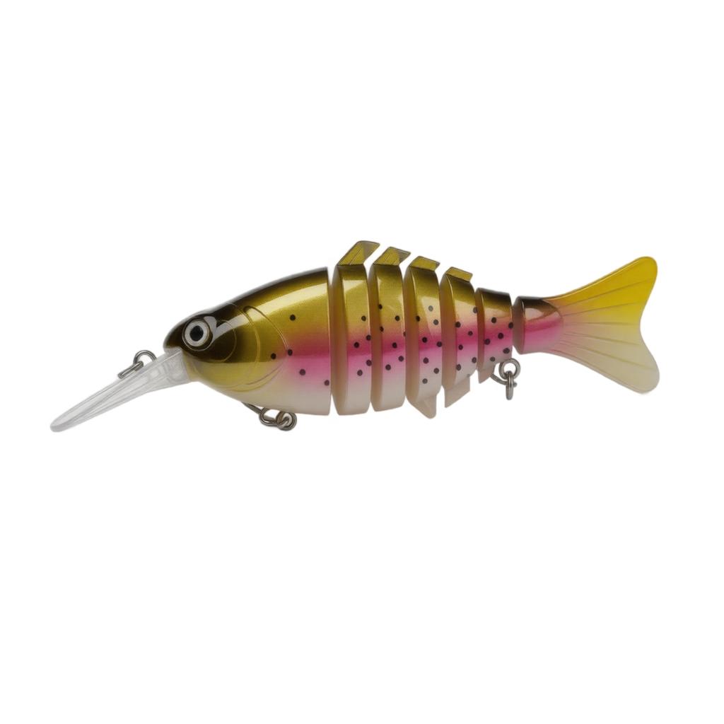 Multi-Jointed Fishing Lure Artificial Hard Bait 23g 12cm Swimbait Segment Body Designed for Freshwater Fishing