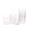 10Pcs 60Ml Measuring Cup Transparent Plastic Scale Beaker Cups Lab Graduated Liquid Container Without Handle Kitchen Baking Tool