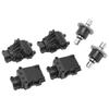2pcs RC Gearbox Housing Differential Gear Kit for WL 114 144001 144010 Remote Control Car