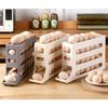 Refrigerator Eggs Storage Box Rolling Kitchen Container Eggs Rolling Rack Home Large Capacity Refrigerator Eggs Organizer Holder