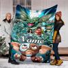 Personalized Custom Name Blanket - Gremlins Print Design,Blanket for Sofa,Bed,Travel,Camping - Soft and Warm, Great Gift