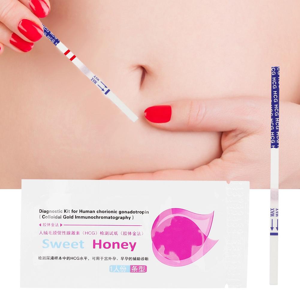 20 szt. Pasek testowy do wczesnej ciąży HCG Tester moczu Szybki wyświetlacz dla kobiet Kobieta
