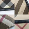 Used BURBERRY Handbag Nova Check PVC/leather Beige black mini