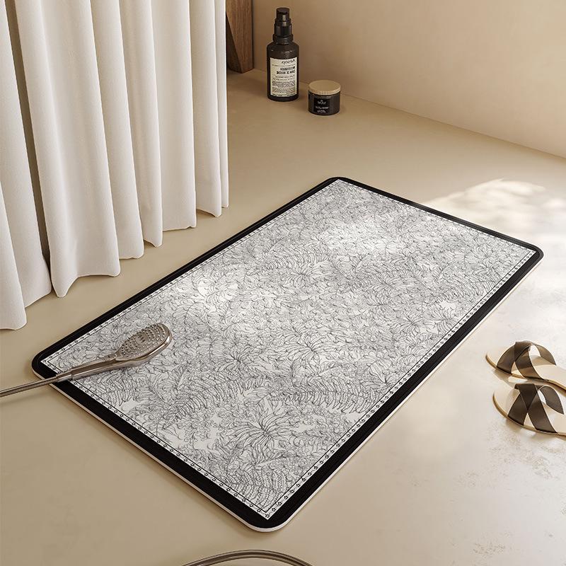 

Килимок для ванної кімнати протиковзкий для душової кімнати Спеціальний килимок проти падіння для ванної кімнати Силіконовий Водонепроникний Захищений від цвілі Килимок на присосках 40*70cm