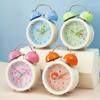 Creative cartoon children's high volume alarm student bedside clock creative clock metal ring clock GH805