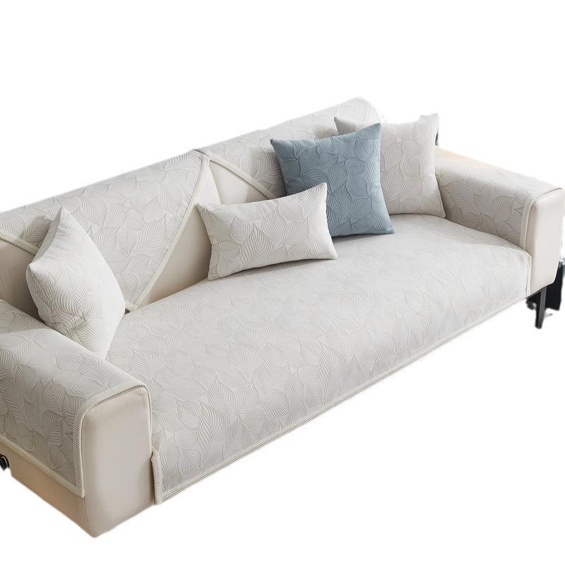 High-Grade Jacquard Chenille American Sofa Cushion Four Seasons Universal Non-Slip Seat Cushions Sofa Cover Backrest Towel Cloth Liner