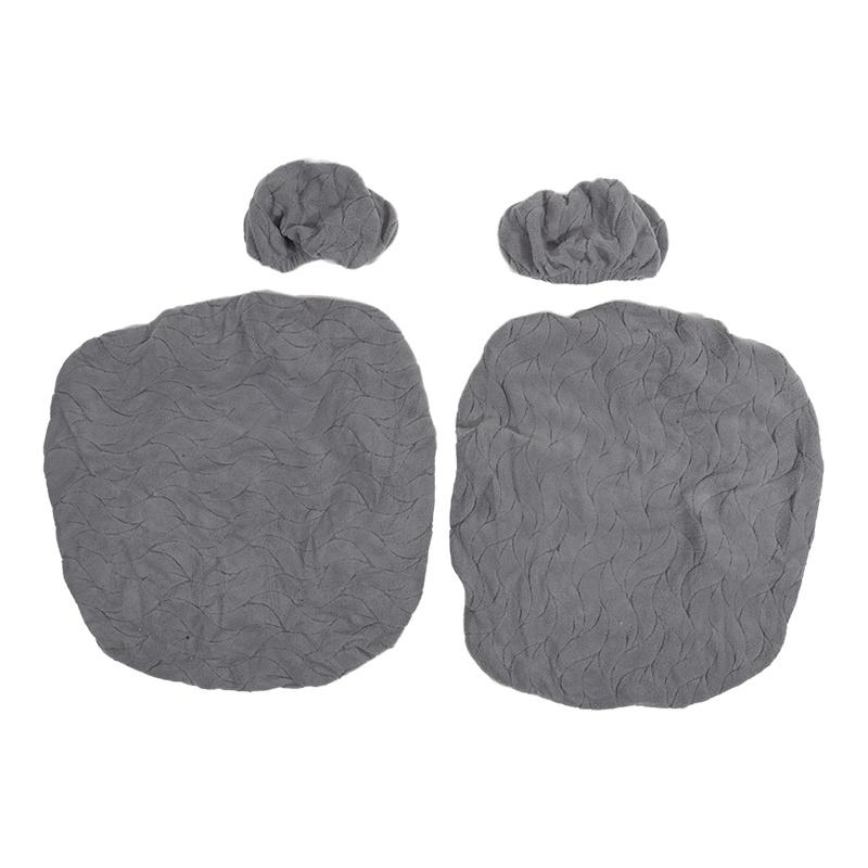 1 Set Leaves Jacquard Office Chair Cover 4pcs Split Computer Chair Covers Elastic Gaming Chairs Seat Back Protector Cover With Armrest Slipcovers