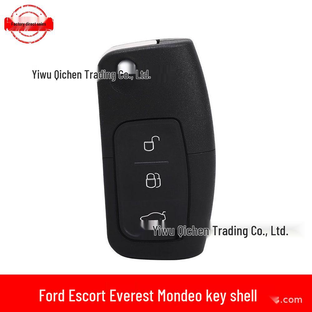 Ford Key Shell for Focus, Fiesta, EcoSport, Mondeo, Max - Folding Remote Key Case