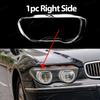 Headlight Lampshade Transparent Lens Left Right Lampshade Protective Cover For BMW 7 series E65 E66 E67 2001-2004 pre-facelift