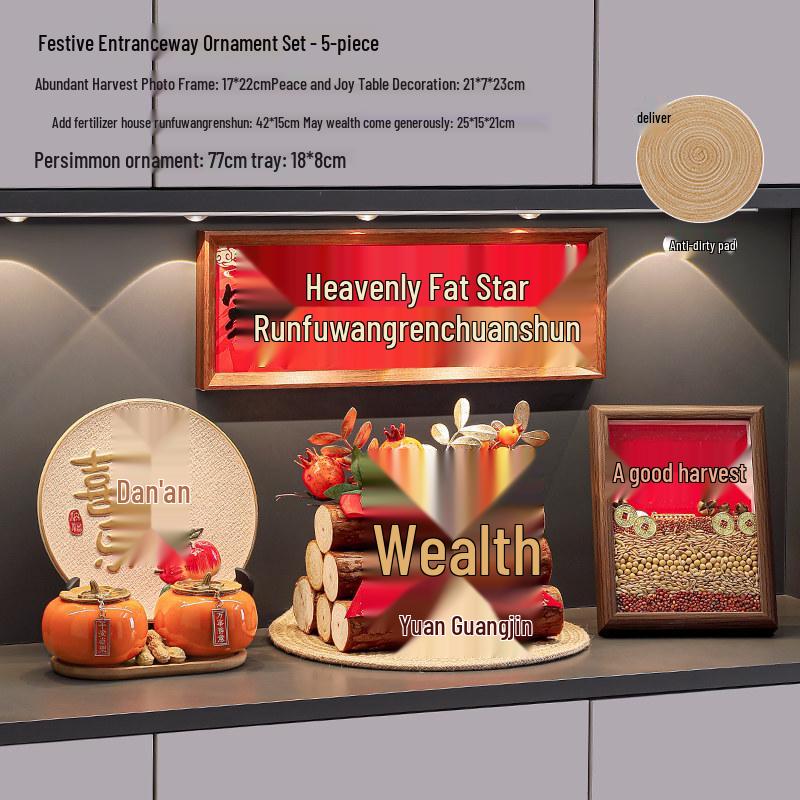 Prosperous New Chinese Style Housewarming Decoration Set