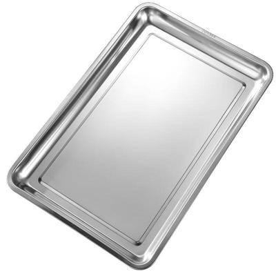 304 Stainless Steel Multi-purpose Rectangular Steaming Tray
