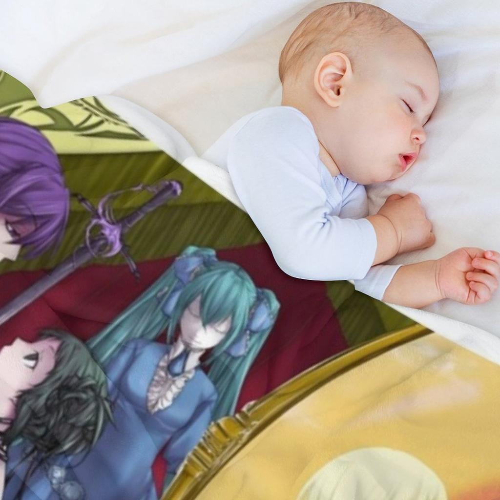 Evillious Chronicles - VOCALOID Throw Blanket Sofas Camping Softest Blankets For Baby Blankets