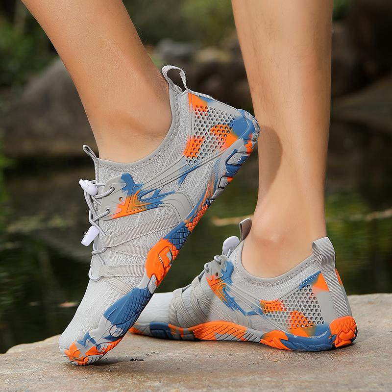 Beach Barefoot Wading Sneakers Unisex Quick Drying Aquatic Shoes for Sea Pool Water Sports Surfing Fishing Size 35-46