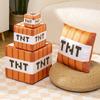 Block Plush Minecraft Pillow With Sponge Core For Colorful Block Doll Design