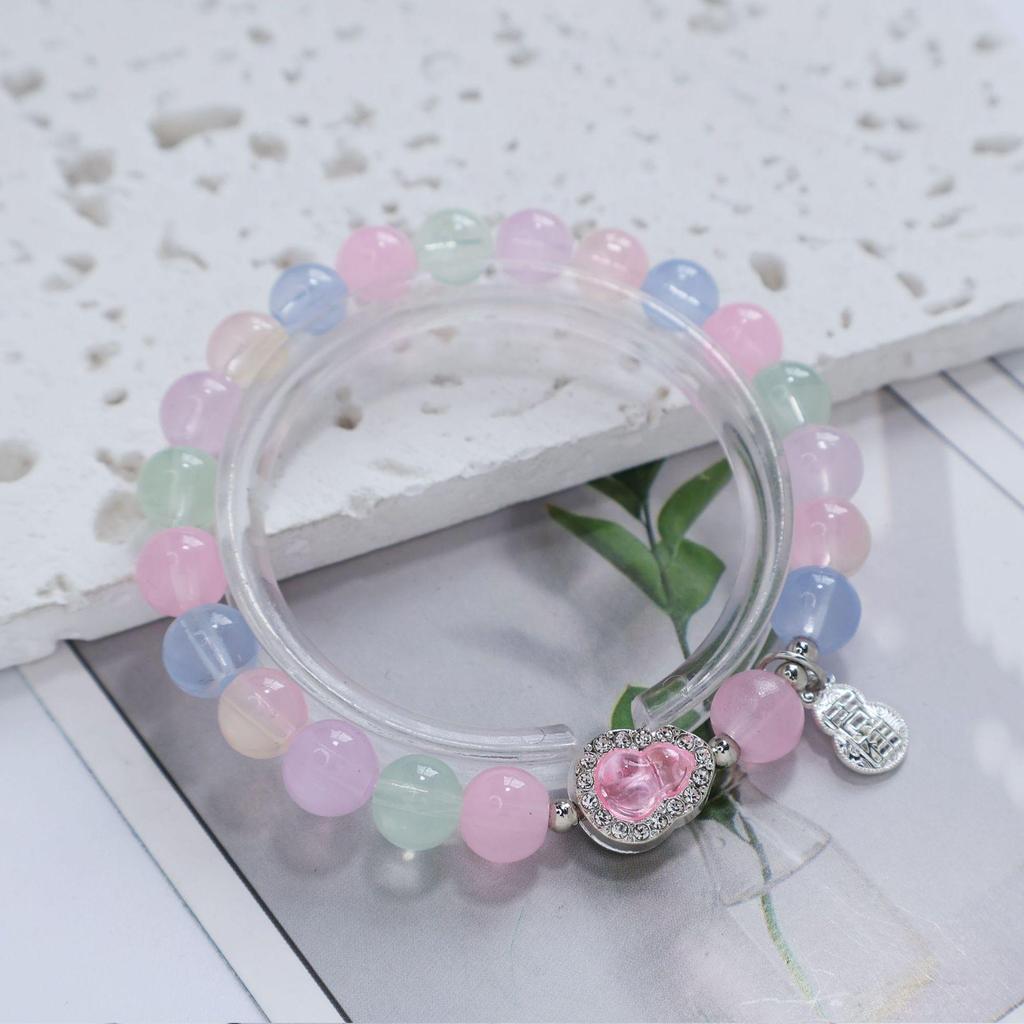 Mori Style Mermaid Crystal Bracelet – Versatile Niche Design for Women, Ideal for Students and Best Friends