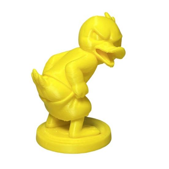 3D Printed Duck Funny Statue Mini Yellow Desk Ornament & White Cute жёлтый