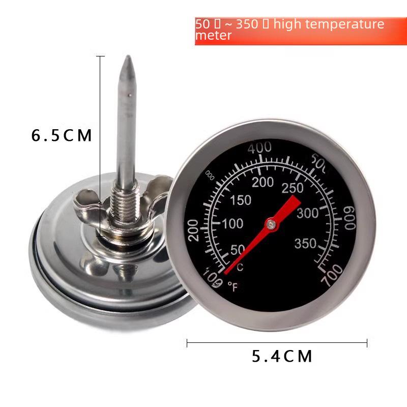 

Stainless Steel High-Temp Hanging Oven Thermometer for Barbecue, Roast Duck, Goose