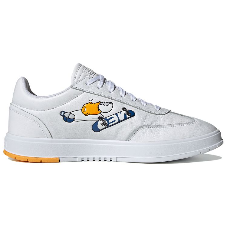 Adidas Neo Gradas Gudetama Fashion Slip-Resistant Durable Lightweight Low-Top Skate Shoes Unisex Skate Shoes White Blue FY2954