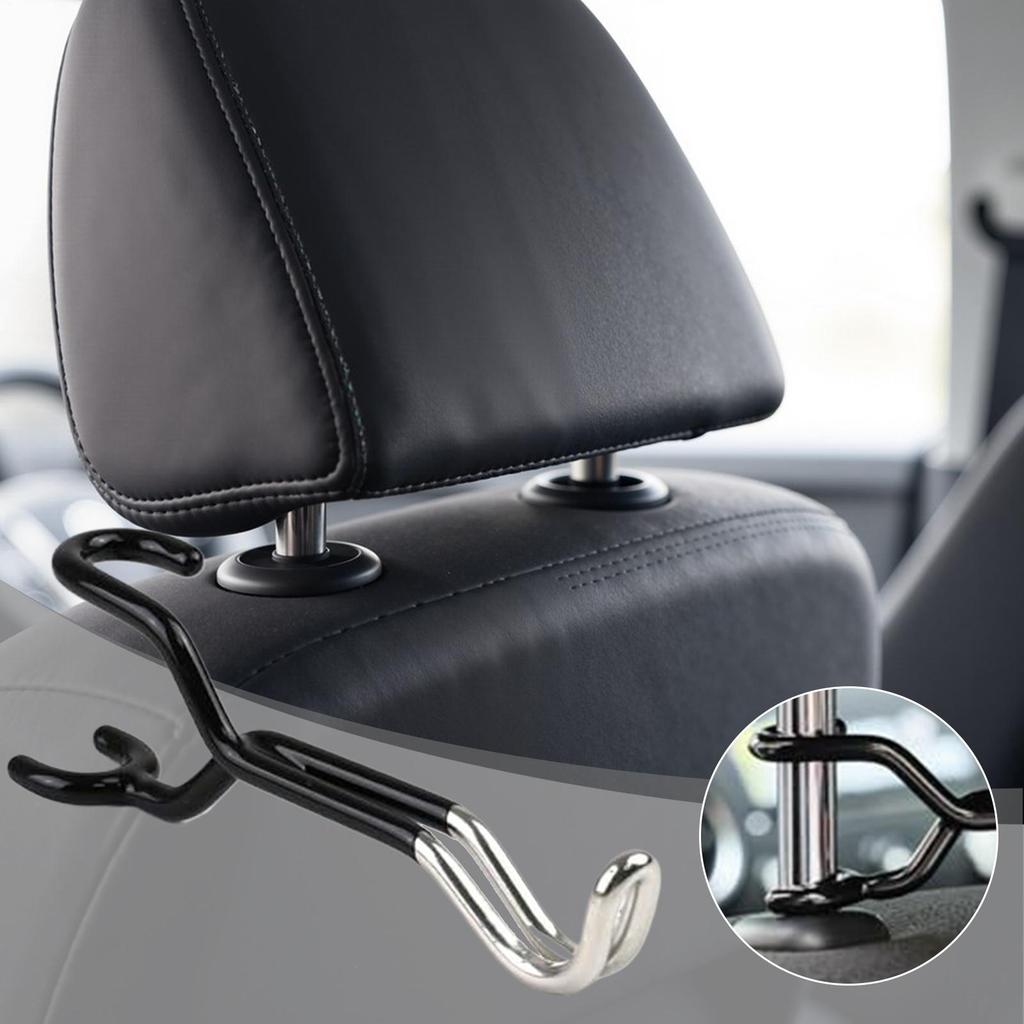 Bow Hanger For Truck Quick Attach Heavy Duty Seat Back Gear Storage Headrest Hunting Bows Hanger For Trucks SUV Long Driving
