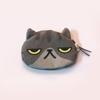 Kawaii Cat Earphone Bags Children Coin Purse Interesting Cat Expression Earphone Data Cable Portable Storage Bag