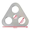 Adjustable Stainless Steel Campfire Stand for Outdoor Cooking
