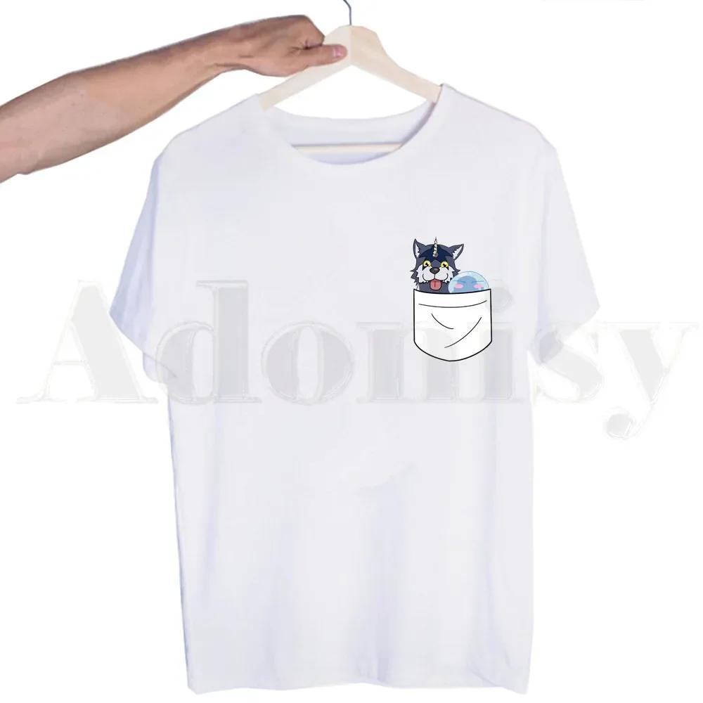 Rimuru Tempest That Time I Got Reincarnated As A Slime T-shirt for Men Short Sleeve T Shirt for Male White T Shirt Women Tees