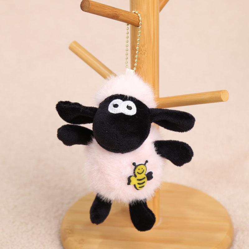 Dog Sheep Plush Keychain With Pp Cotton Filling For Kids And Adults