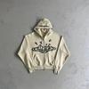 Amerikanischer Retro-Reißverschluss-Pullover Goth Buchstaben-Sternen-Print Hoodie Freizeitjacke Einteiler