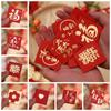 10PCS Best Wishes Luck Money Bag Dragon Pattern Red Envelope Chinese Money Bags  Spring Festival