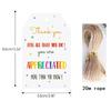 50pcs/100pcs Thank You Gifts Tags,Thank You for All That You Do Tags, Gifts Tags with String for Thanksgiving Wedding Party