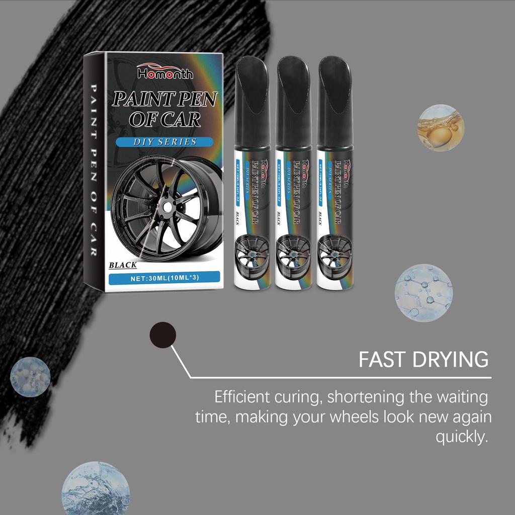 Homonth Svart Bilhjul Ripefiks Penn Maling Ripefjerning Maling Fikse Penn