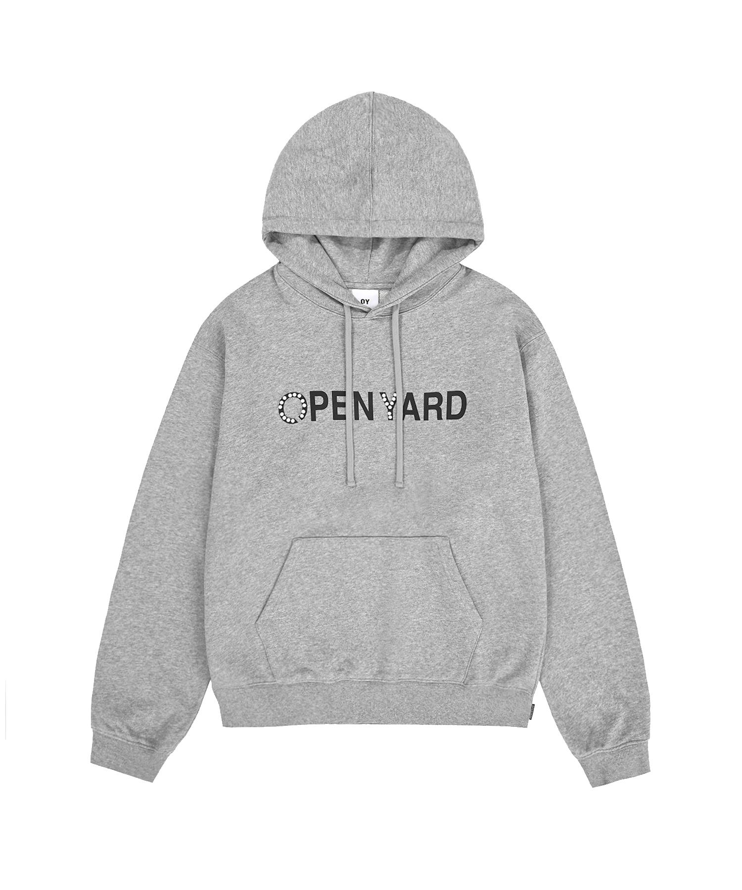 Oy Pearl Stud Logo Hoodie - Melange 1