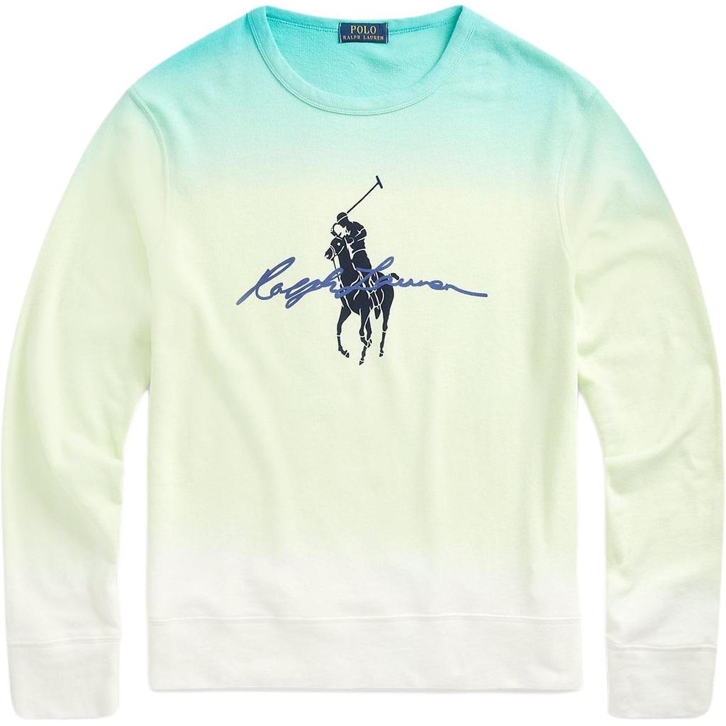 Polo Ralph Lauren FW21 Mikina s potiskem loga s dlouhým rukávem Pánská mikina Bílá 710835736-001