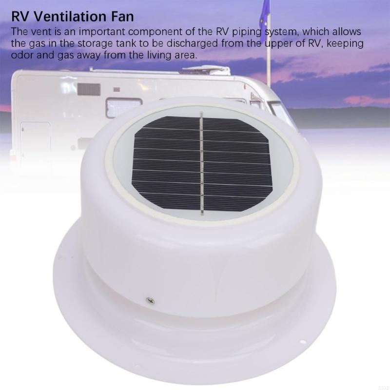 2025 New Roof Solar Fan Ventilator Anti Aging Ventilation System for Caravans Trailer