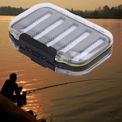 Fishing Box Lightweight Pocket Size Practical Double-sides Tackle Box for Salt Water Flies