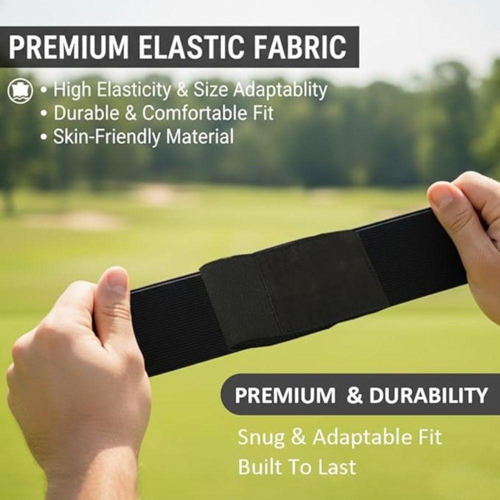 Elastic Golf Swing Training Arm Band Foldable Golf Swing Trainer Golf Swing Training Aid  For Women