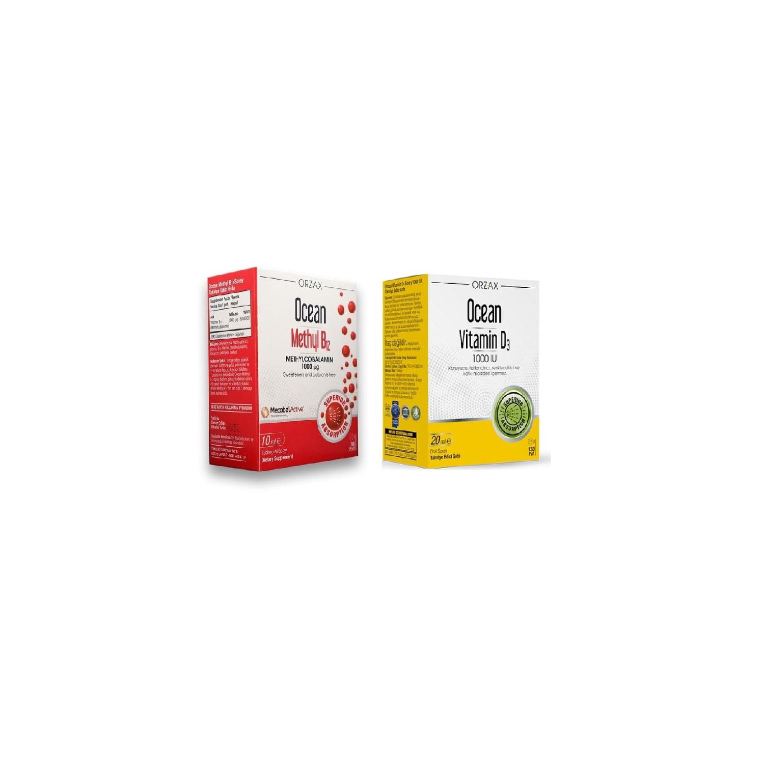 

Methyl B12 1000 10 Ml Spray And Vitamin D3 1000 Iu Spray