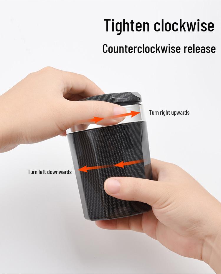 High Flame Retardant Car Ashtray with Lid & Light for 2025 GAC GS8/M8 Interior Modification