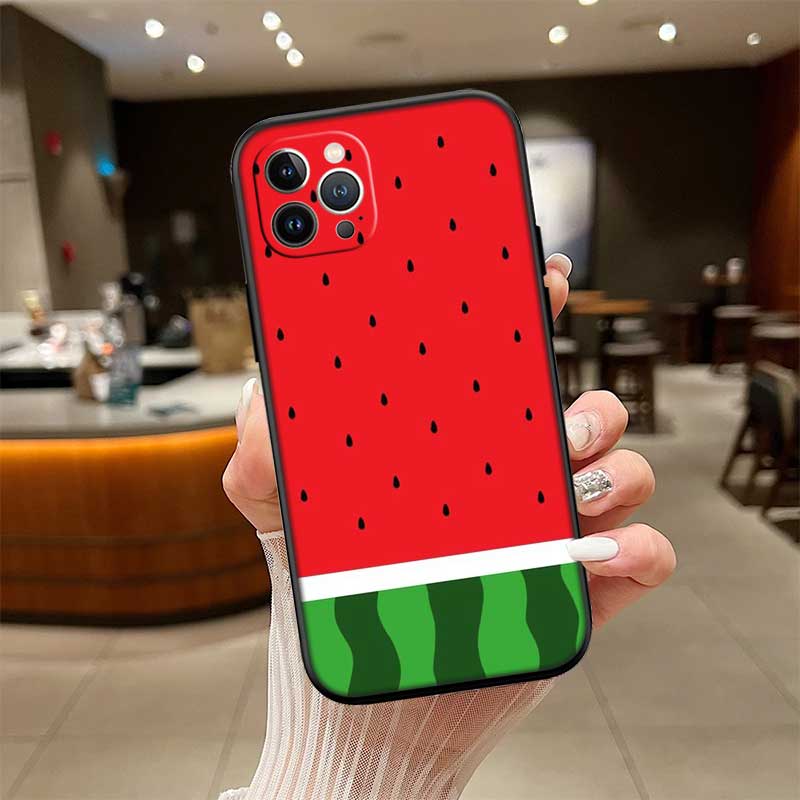 

UP19 Cartoon Fruit Watermelon New High-End Shell Phone Case for OPPO A3 Pro A72 A74 A76 A77 A77S A78 A79 A94 A95 A18 A40M A58 OPPO A78 5G