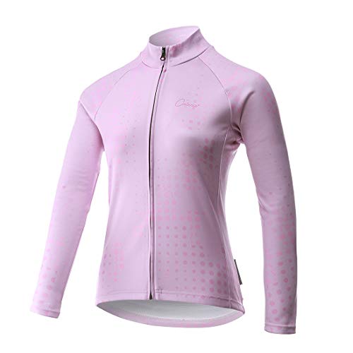 CATENA Women s Cycling Jersey, Long Sleeve, Fleece-Lined, Warm, for Autumn and Winter