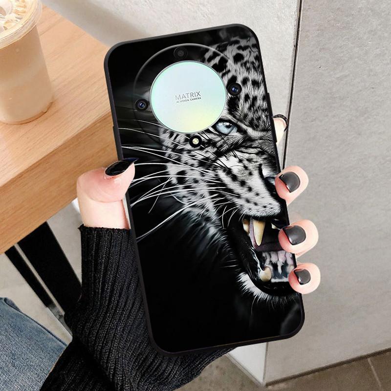 For Honor Magic 6 Lite 5G Case Soft Silicone Cool Wolf Shockproof Cover For Huawei Honor Magic6 Lite 5G TPU Coque Lion Fundas