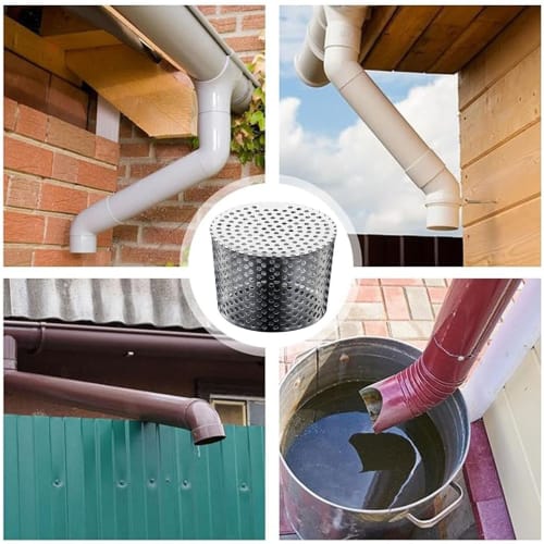 Rain gutter net, stainless steel garbage catcher, leaf catcher, rain gutter filter, leaf catcher net, rain gutter cover, drain protector, anti-cloggin