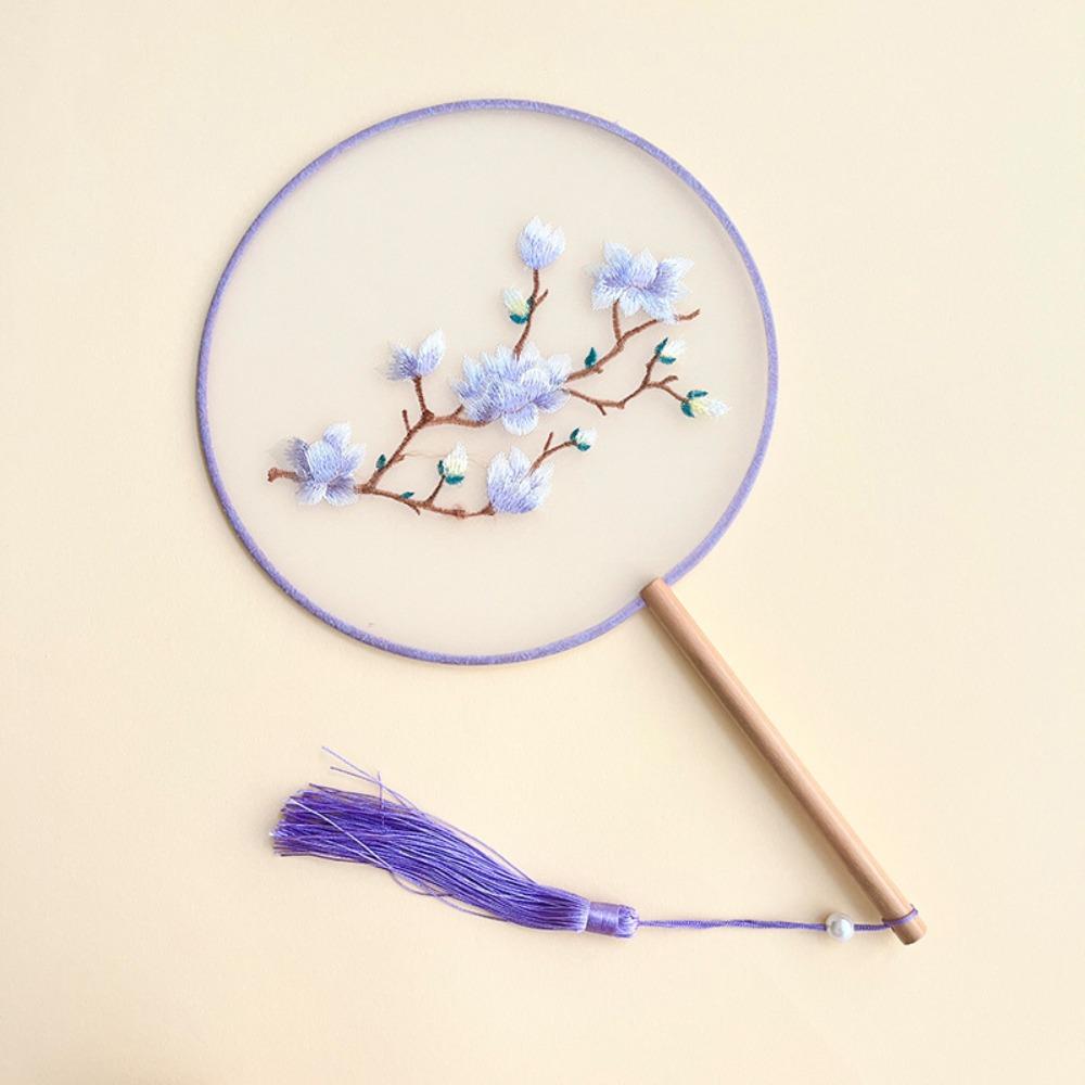 

с кисточками, подвеска, шелковый веер, ручной веер туань, групповой веер, вышитый веер в китайском стиле, декор для дома Style 8