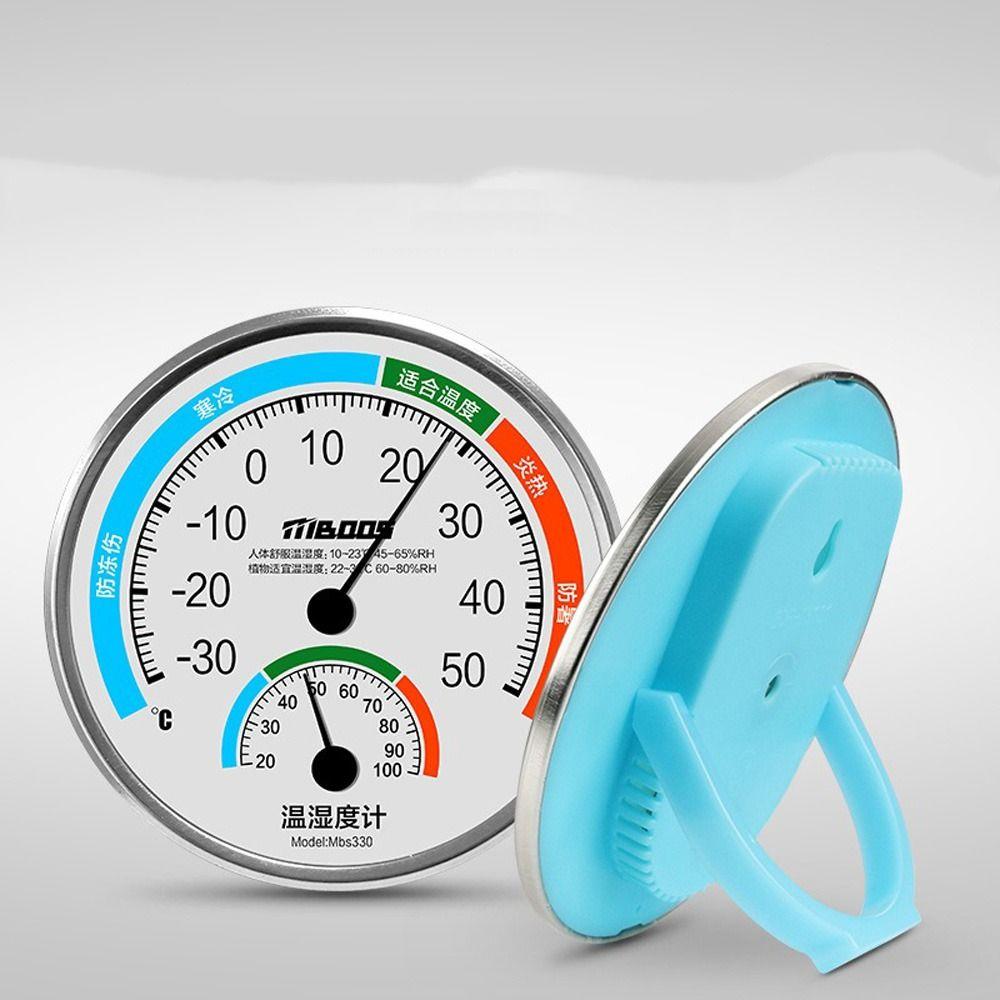 Wall Mount Hygrothermograph Battery-Free Temperature Hygrometer Analog Temperature  Laboratory