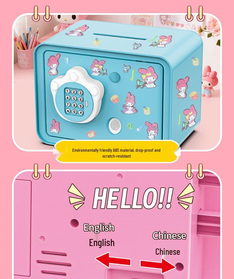 Children's Piggy Bank Cabinet 2026: Large Capacity, Password-Protected Savings Box for Girls